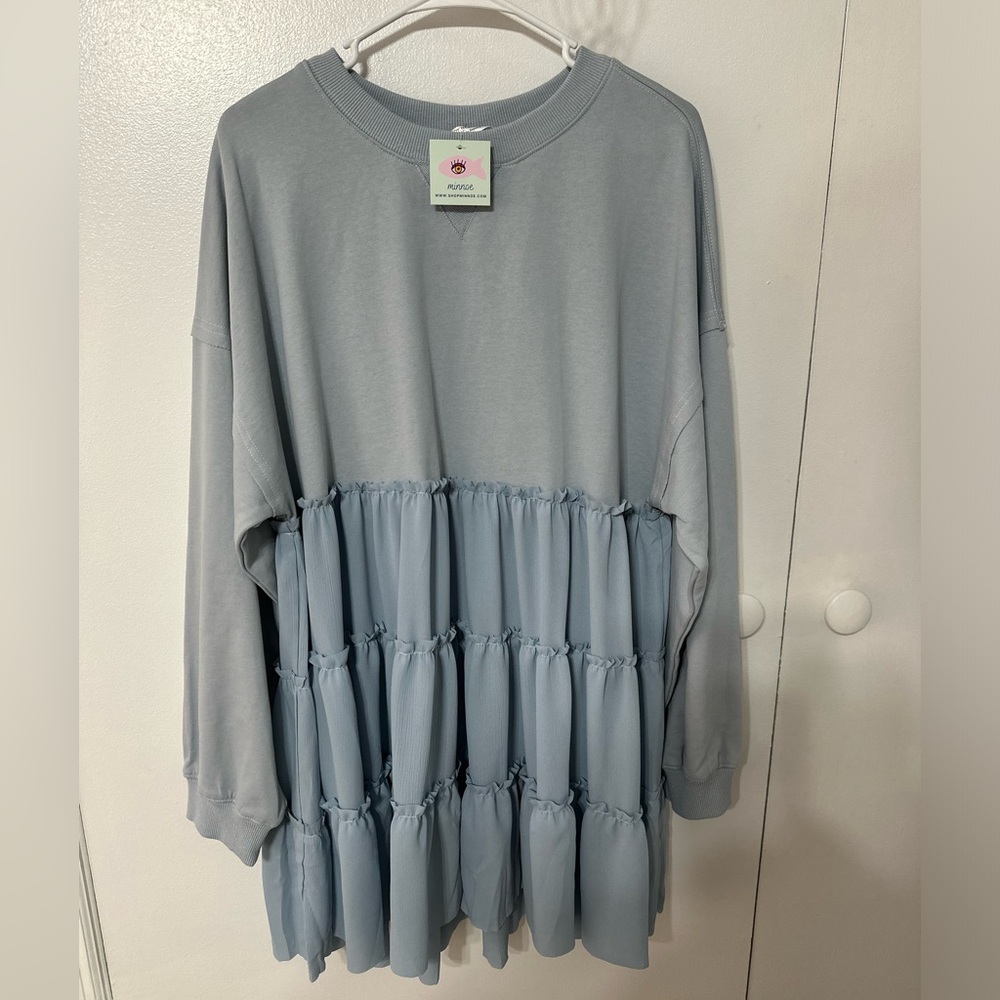 NWT Powder Blue Tunic Dress